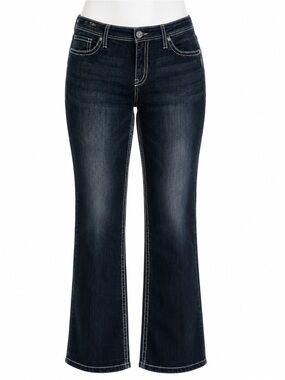 Size 22 Silver Jeans Co Natsuki Flap Women’s Y2K Vintage Bootcut Jeans Dark